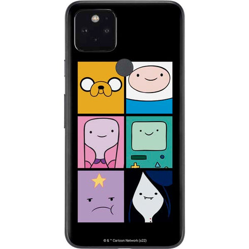 Adult Swim Adventure Time Character Tiles Google Pixel 5 Skin